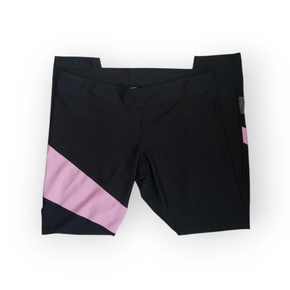 Under Armour Compression Athletic Colorblock Black Heatgear Leggings XL - Picture 6 of 6